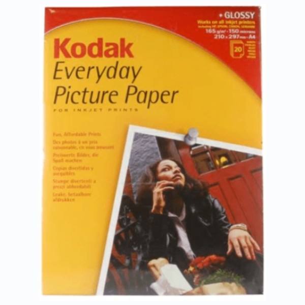 Carta Fotografica Kodak 210X297mm A4 EVERYDAY Pict. Paper Carta Fotografica Kodak 210X297mm A4 EVERYDAY Pict. Paper